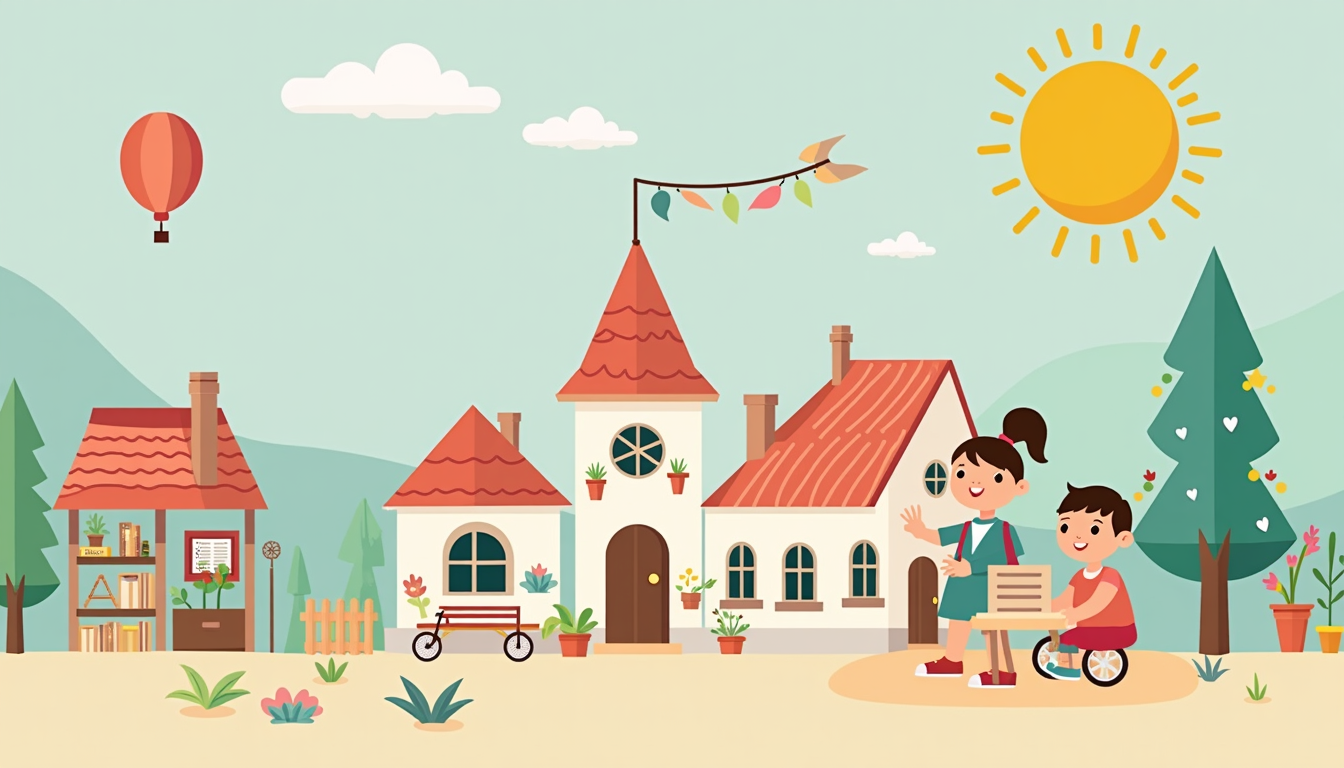 Cresa 39 Ploiești - copii fericiți la joacă și activități educative