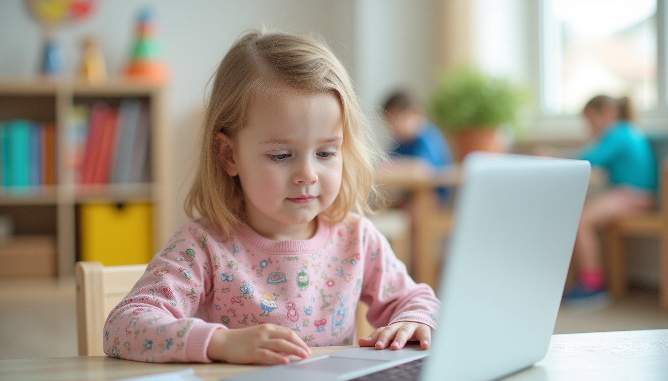 Copii fericiți jucându-se într-o grădiniță modernă din Ploiești