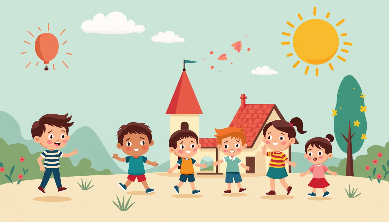 Părinți și copii fericiți la o grădiniță modernă din Ploiești