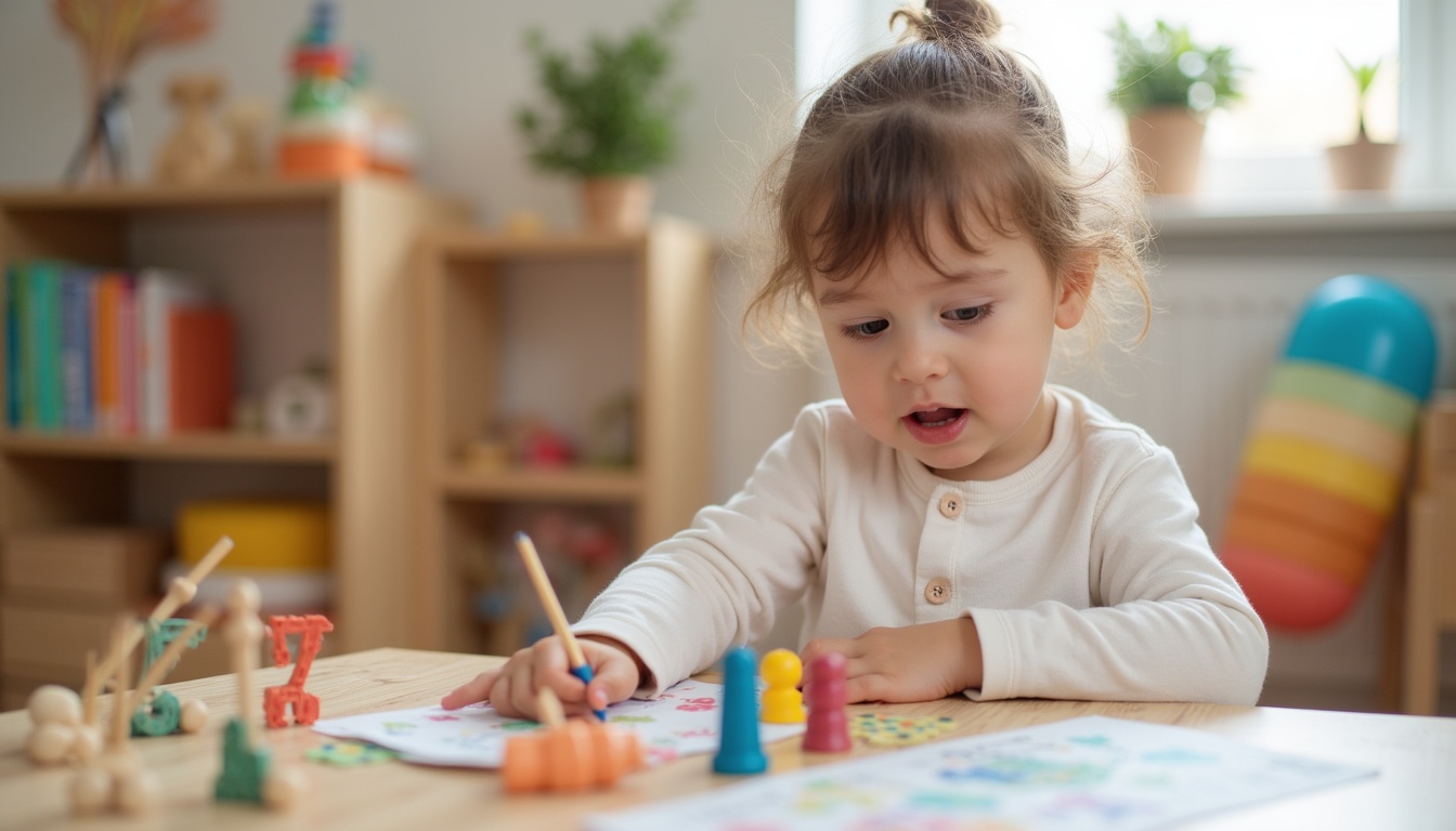 Copii implicați în activități de învățare Montessori într-o sală de clasă la Cluj